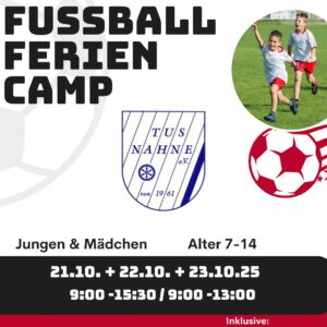 Herbstferien Fußballcamp Osnabrück Nahne