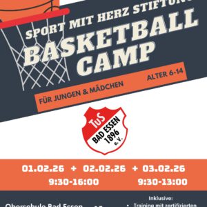2026 Zeugnisferien Basketballcamp Bad Essen