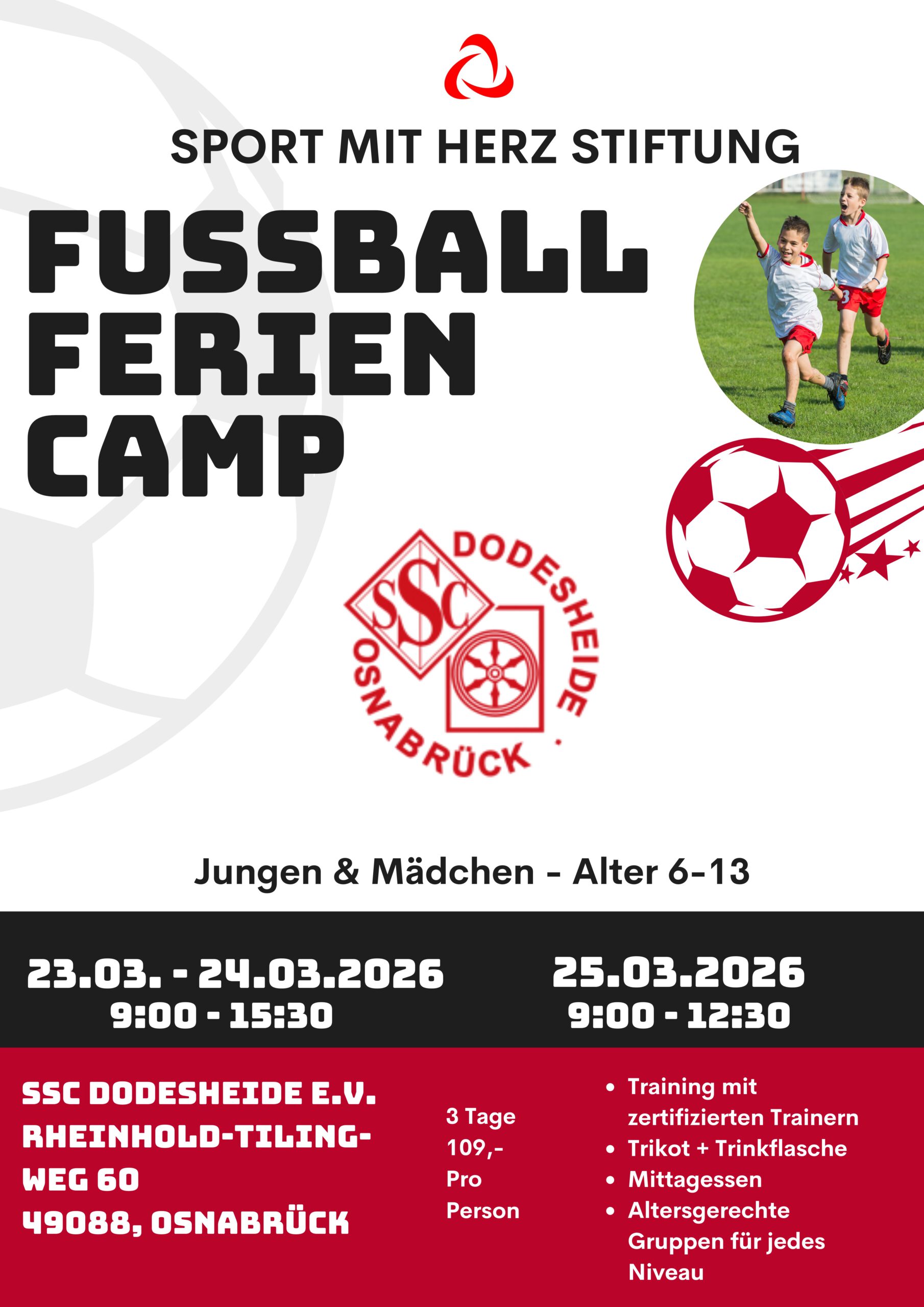 2026 Osterferien Fußballcamp Dodesheide