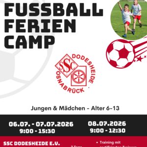 2026 Sommerferien Fußballcamp Dodesheide