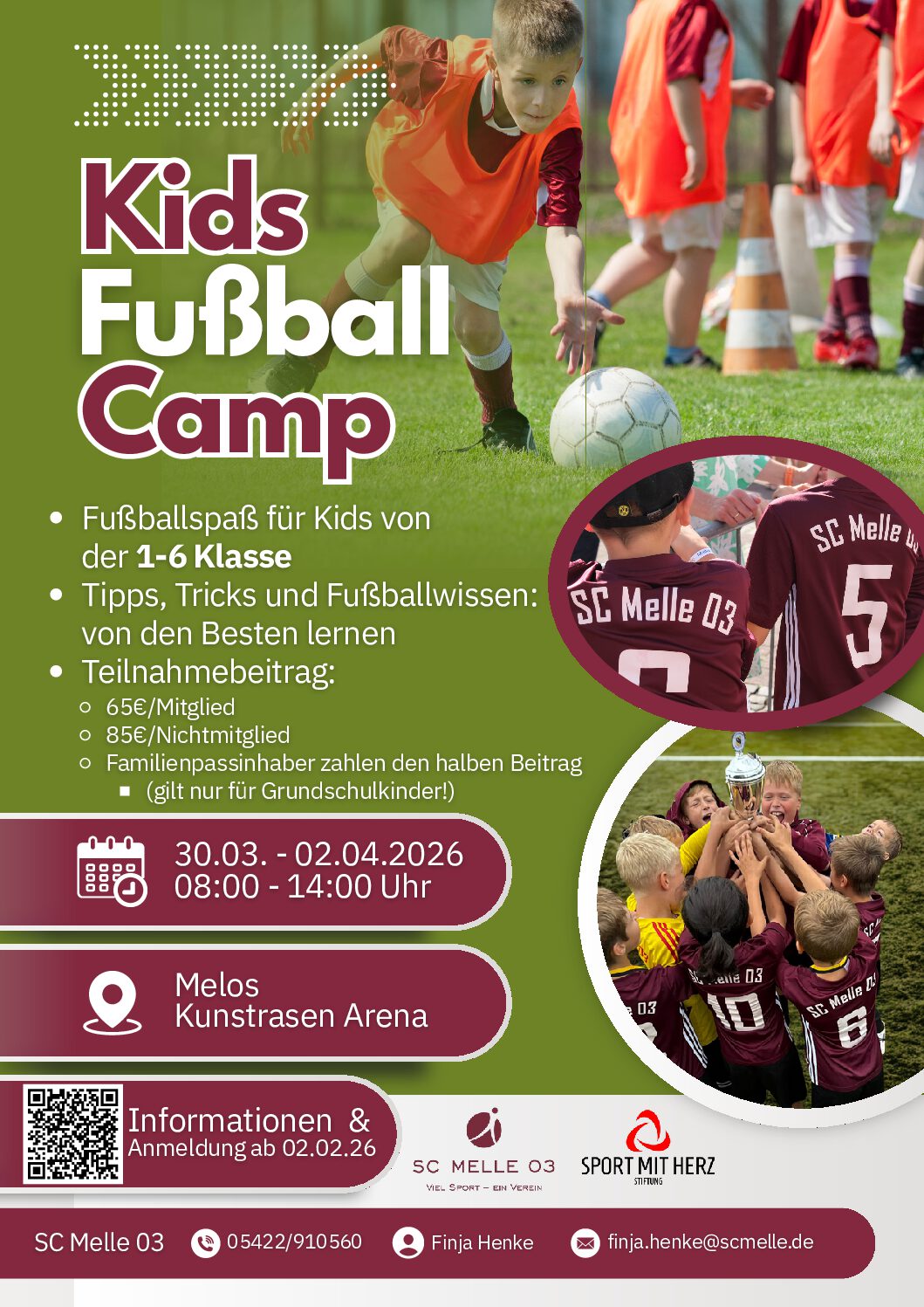 2026 Osterferien Fußballcamp Melle